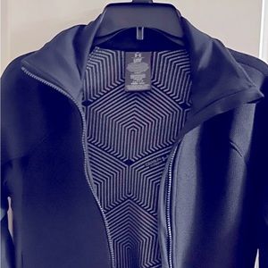 Women Black Under Armour Fitted Cold Gear Jacket